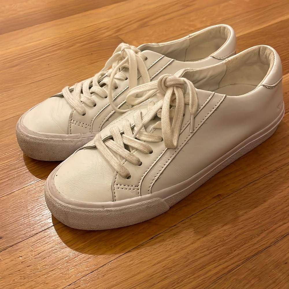 Madewell white leather sneakers 7.5
